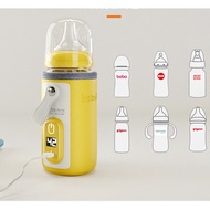 Baby Portable USB Milk Bottle Warmer Storage Baby Nursing  Travel Insulation Thermostat
