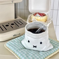 [siggi] MIFFY Aesthetic Korean Glass Aesthetic Ceramic Glass/ Coffee Tea Glass/ Kitchenware/