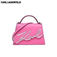 KARL LAGERFELD - K/SIGNATURE SMALL CROSSBODY BAG 240W3004 กระเป๋าพาดลำตัว