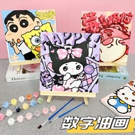 DIY Painting By Numbers Paint Number 20*20CM Canvas Wall Decoration