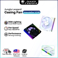 Jungle Leopard Interstellar V2 RS Casing Fan ARGB 3Pin PWM 12cm Splicing Building Block PC Case Fan