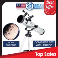 [READY STOCK] 875X Professional Telescope Astronomy 70076 Free Tripod Finder Pro Teleskop Astronomi
