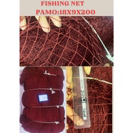 Pamo fishing net 18x9x 200 x100 meters