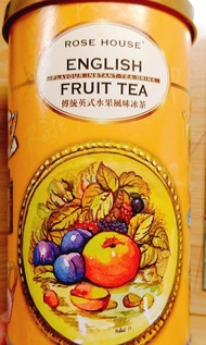 古典玫瑰園 傳統英式水果風味冰茶280g茶粉/罐裝