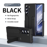 Samsung Galaxy Z Fold 6/Z Fold 5/Z Fold 4/Z Fold 3 Strap CaseBuilt-in Screen Protector & Kickstand C
