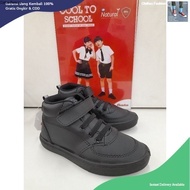 B-first Black Bata Children's School Shoes
