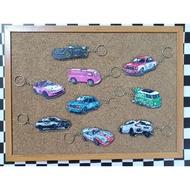 NEW ARRIVAL....!!!! HOT WHEELS 2D ACRYLIC KEYCHAINS