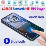 Metal Bluetooth Touch key MP3 MP4 Music Player 4GB-256GB Video Sport MP4 Flash HIFI Lossess Slim MP4