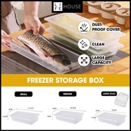 Freezer Storage Box Kitchen Rectangle Refrigerator Fridge Organizer Drain Container Bekas Lauk Peti Sejuk