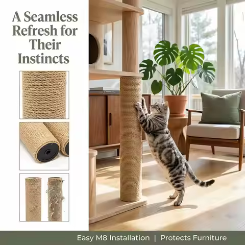 Cat scratching posts Replacement Extension Post Supplies Replacement Post Sisal Rope Entangle Scratc