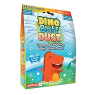 Zimplikids Baff Dust Dinosaur (2 Sachets) | Non-Toxic Children's Bath Color Powder | Sensory Play fo