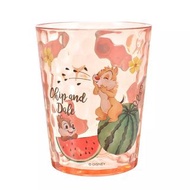 日本 Disney Store 直送 Summer Tea Time 系列 Chip n Dale / Chip & Dale / Chip and Dale 鋼牙大鼻 390 ml 膠杯 / 水杯