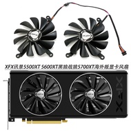 ((Graphics Card Fan) XFX Message View RX5500XT 5600XT Black Wolf Warrior Wolf Version RX5700 5700XT 