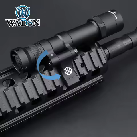 WADSN M640 640B 640W 640U Surfire Scout Light 800LM Strobe Flashlight Airsoft WeaponLight Mlok Keymo