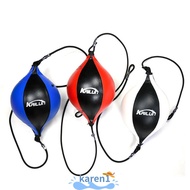 KAREN Boxing Speed Bag, Inflatable Hanging Type Boxing Punching Bag,  with Hooks PU Pneumatic Cylind
