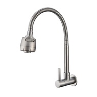 HomePro ก๊อกซิงค์เดี่ยวติดผนัง  RA A125-A365 สเตนเลส แบรนด์ RASLAND