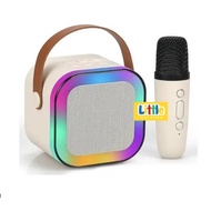 Wireless Karaoke Mini Portable Bluetooth Speaker with Mic Entertainment-Little Kids Toys