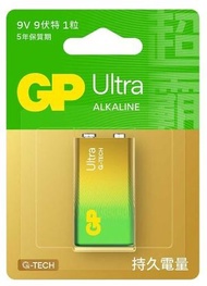 超霸 - GP 超霸 - 特強鹼性電池 9V 1粒咭裝