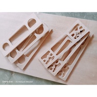 12mm 44x12cm plywood power Panel-box complete front-rear
