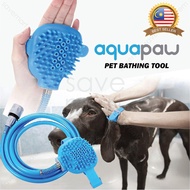 Aquapaw Pet Bathing Tool Pet Shower Sprayer Dog Cat Scrubber Bath Palm/Berus Mandi Haiwan Peliharaan