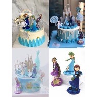 (READY STOCK)Frozen 3-piece set cake topper
