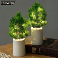 FOREVERGO Artificial Flower Night Light Simulation Sunflower Tulip Potted Lamp Warm Glow Bedroom Hom