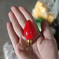 Red ball altar light bulb