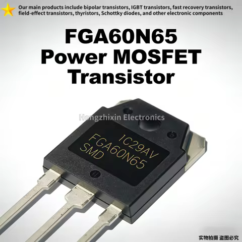 FGA60N65SMD 5/10PCS Original FGA60N65 60N65 TO-3P 60N65SMD 60A 650V IGBT High-Power Transistor Commo