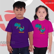 FusionTex Premium Quality KIDS T-shirt  100% Cotton 170 GSM Tee 05