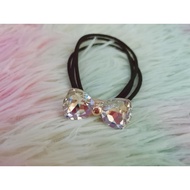 K9 Crystal Ribbon Hair Tie