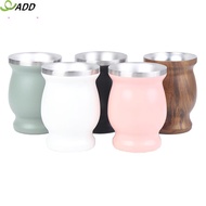 ADD Yerba Mate Cup 304 Stainless Steel 8oz Argentine Yerba Mate Gourd With illas AB