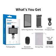 KingMa Phone Vlog PH01 Monitor Screen with Remote Control Selfie Vlog Tripods For Live Stream Video