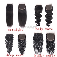 9A brazilian human hair full 4*4 Lace closure extensions发块