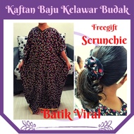 Kaftan Baju Kelawar Budak Batik Viral Freegift Scrunchie