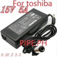 Compatible with TOSHIBA Charger 15V 5A 75W 3048 5251 3283 3282 3260 3241 3215 3201 Laptop Adapter