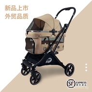 Pet Stroller Lightweight Foldable Cat Stroller Small Dog Stroller Outdoor Small Dog Walking Cat Stro