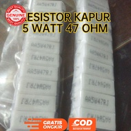 5 WATT 47OHM R 5 WATT 47 OHM CHALK RESISTOR