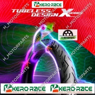 KERO RACE TAYAR TIRE TYRE TUBELESS 70/90-17 80/90-17 70/80-17 X SERIES FROG GRIP AJI RACING TAYAR TI