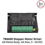 - TB6600 Single Axis Stepper Motor Driver Controller 9 - 42V 4A Metal Body