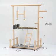 Toy Playground Cockatiel Interactive Climbing Ladder Stand Pepper Tree Bird Stand Swing Coconut Shel