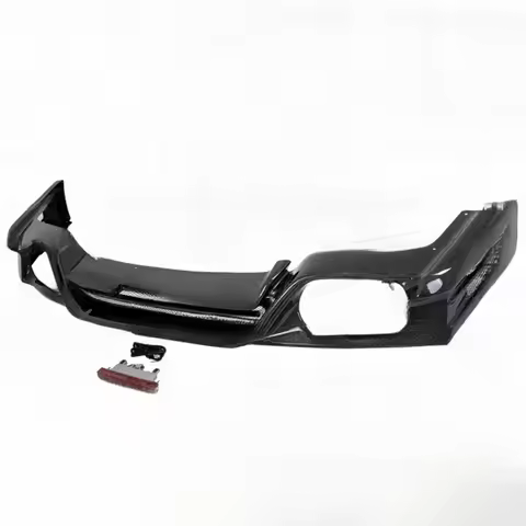 TOP SECRET STYLE CARBON FIBER REAR LIP Fit GTR R35 2008-2016