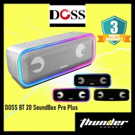 DOSS BT 20 SoundBox Pro Plus Bluetooth Speaker With DSP Technology, Powerful Extra Bass & Party LED 