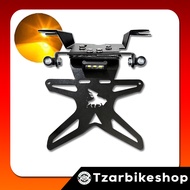 ท้ายสั้นแม่เหล็กตรงรุ่น HONDA CB650R / CBR650R 2019-2020 ท้ายพับเก็บหรือกางออกได้มีไฟส่องป้ายทะเบียน