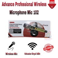 Microphone Wireless Mic Bluetooth Wireless Mic Karaoke Advance 102