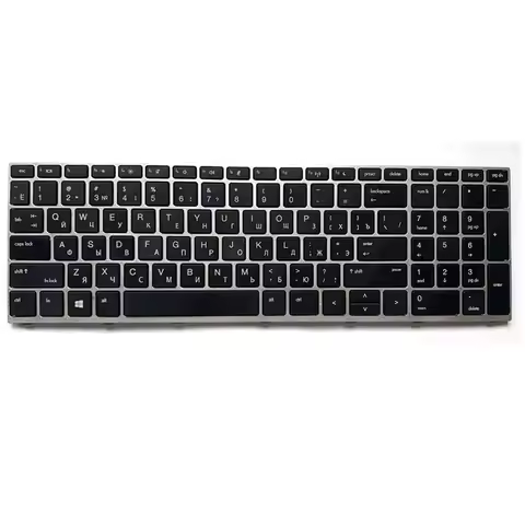 For HP PROBOOK 450 G5 455 G5 470 G5 650 G4 G5 HSN-Q07C Russian RU Language Layout Keyboard