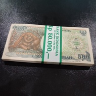 uang Kuno 500 rupiah otan 1 gepok 1992