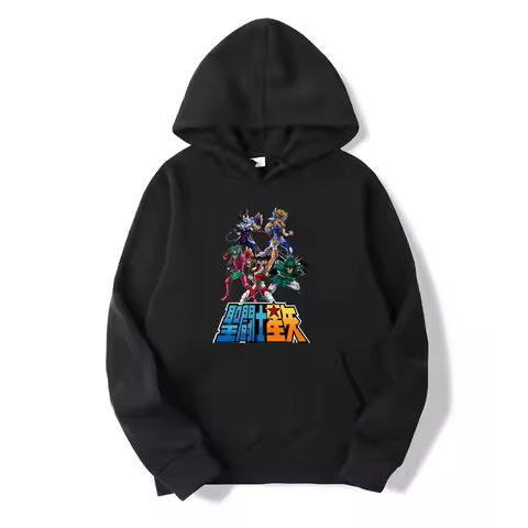Saints Seiya hoodies Sleeve hoodies Pure Cotton 4XL Clothing Knights Of The Zodiac Japanese Anime Me