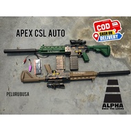 Mainan Pistol M416 Apex Ksl-416 Pistolan Nerff Soft Bullet Semi Automatic Shot Dengan Baterai Hadiah