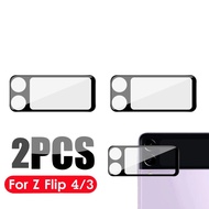 ตัวปกป้องกล้องถ่ายรูป HOCE สำหรับ Samsung Galaxy Z Z Flip4 Flip3 5G กระจกเทมเปอร์เลนส์คลุมทั้งหมดสำหรับ Samsung Z Flip 4 5G Z Flip 3ฟิล์มป้องกัน