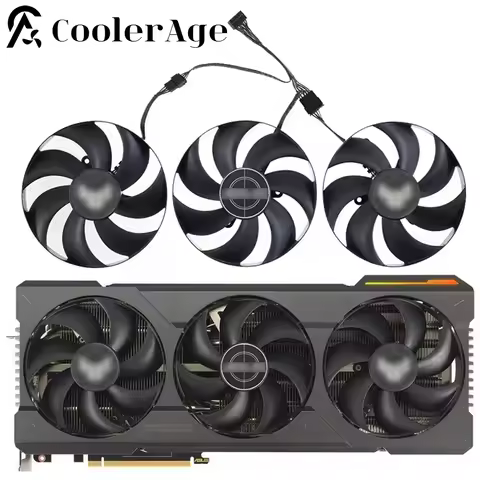 For ASUS TUF Gaming RTX 4080 4090 OC Edition Video Card Fan 105MM T129215SU RTX4080 RTX4090 Graphics
